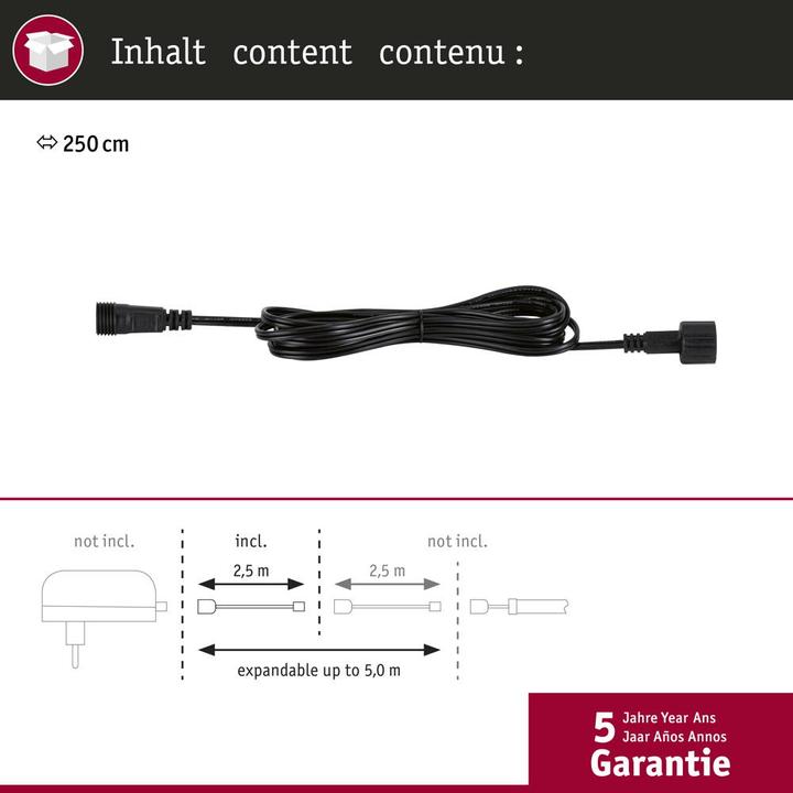 Immagine prodotto Paulmann Cavo di prolunga SimpLED Outdoor