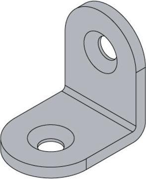 Immagine prodotto Hettich Stuhlwinkel 20 x 20 x 15 mm, schwarz, 10 (1 pz.)