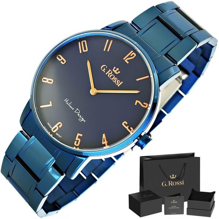 Produktbild Gino Rossi watch 10194B-6F3 (zg257g) blue universal watch (42 mm)