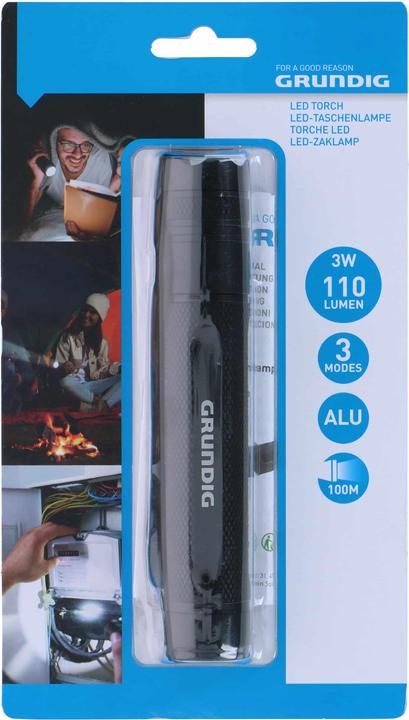 Produktbild Grundig Torch LED 3W 110 Lumen (2.70 cm, 110 lm)