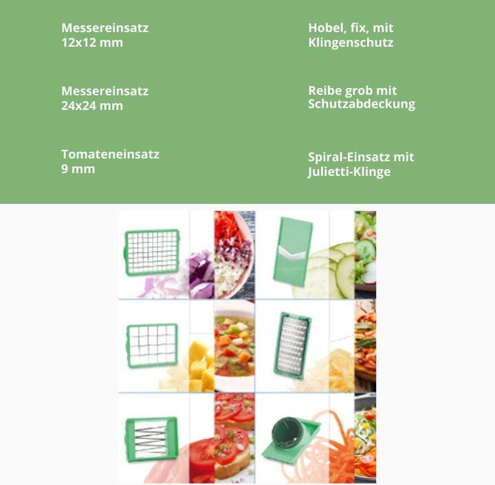 Actual product image Genius Nicer Dicer Chef Set 15pcs.
