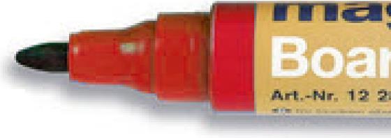 Image du produit Magnetoplan Tableau et marqueurs pour tableau de papier (Rouge, 3 mm, 4 x)
