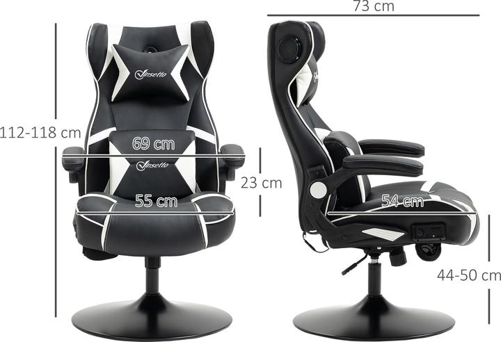 Produktbild Vinsetto Gamingsessel mit Lautsprecher