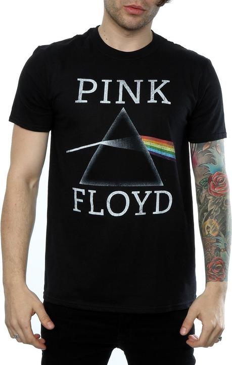 Actual product image Pink Floyd Mens Dark Side Of The Moon Prism Cotton T-Shirt (M)