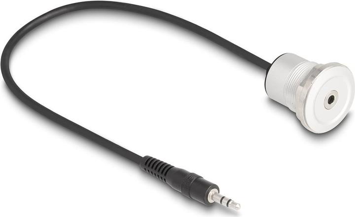 Immagine prodotto Delock Jack 3,5 mm 3 pin da pannello con cavo a frusta St (0.30 m)