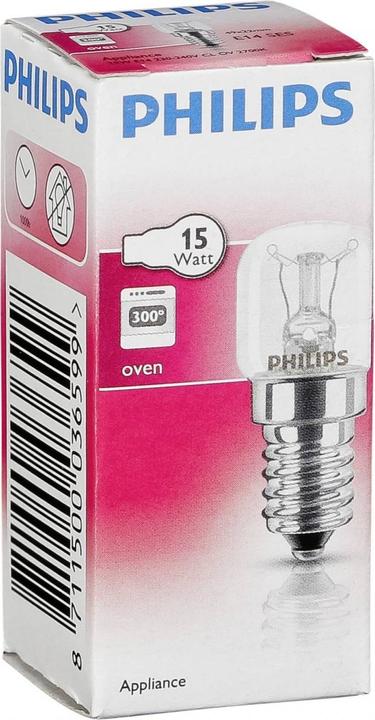 Image du produit Philips Lampe de four T22 (E14, 15 W, 90 lm, 1 x, E)