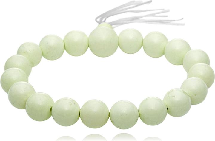 Leyda Zitronen Chrysopras Armband (19 cm, Farbstein)