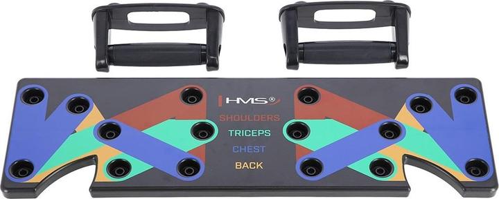Produktbild HMS Pu10 Schwarz Multifunktionales Push-Up-Board