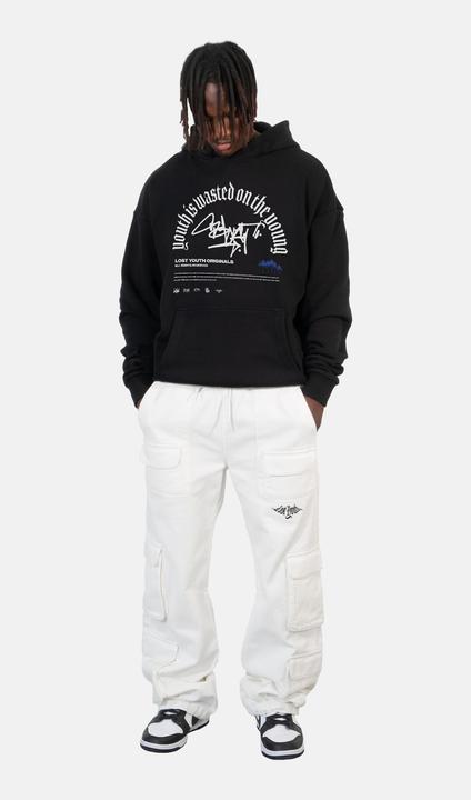 Immagine prodotto Lost Youth FELPA CON CAPPUCCIO "GRAFFITI" - 21655 (5XL)