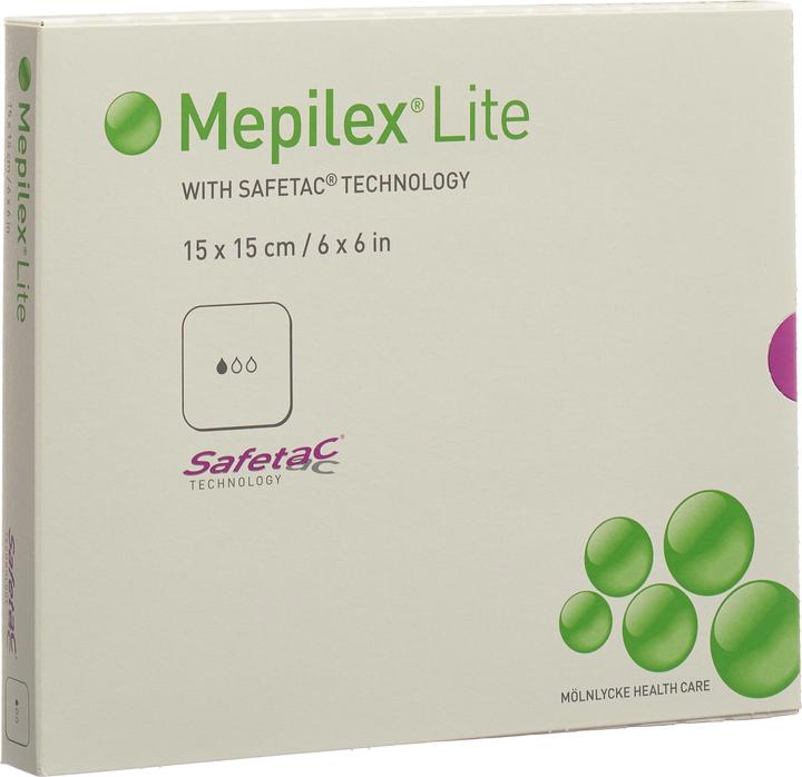 Mepilex Lite Absorptionsverband à 15 x 15cm (5 x)