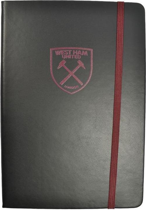 Actual product image West Ham United FC Premium Crest A5 Composition Notebook (A5, Lined)