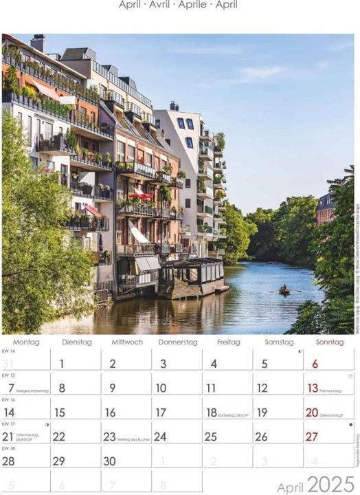 Produktbild Alpha Edition Sachsen 2025 Bildkalender, 23,7x34cm, Wandkalender mit Platz für Notizen und vielen (Harter Einband, Deutsch)