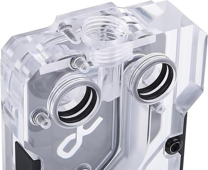 Produktbild Alphacool GPX SLI Connector Dual - Plexi - Addressable RGB - 3 PCI-E Space