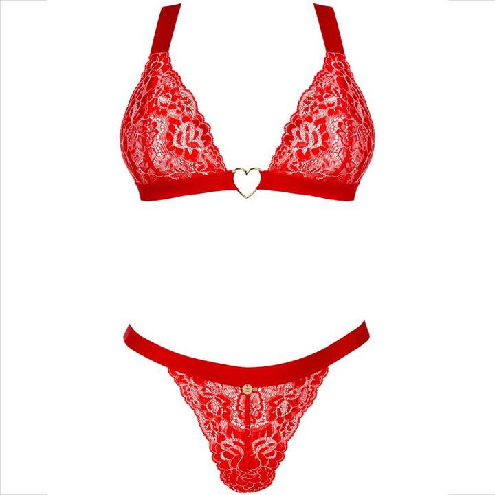 Produktbild Obsessive Elianes Zweiteiliges Set Rot (M/L)