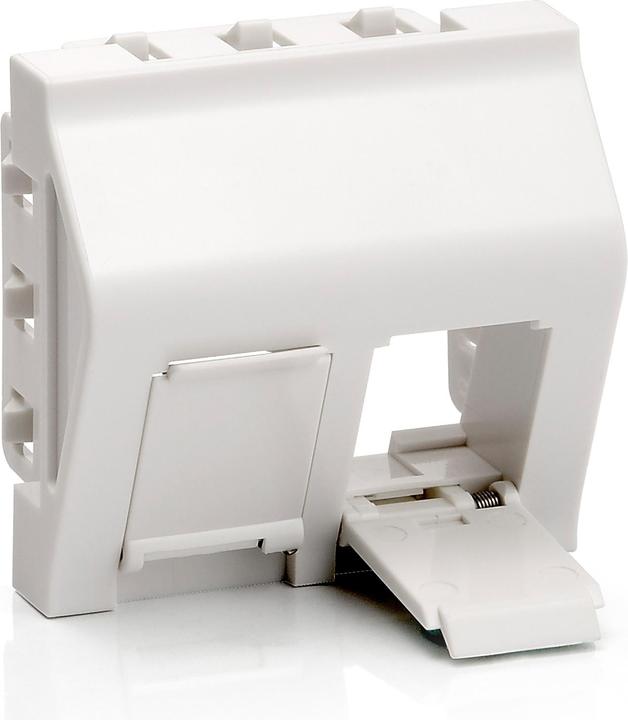 equip Inserto per scatola da incasso francese 2 Keystone RAL9010