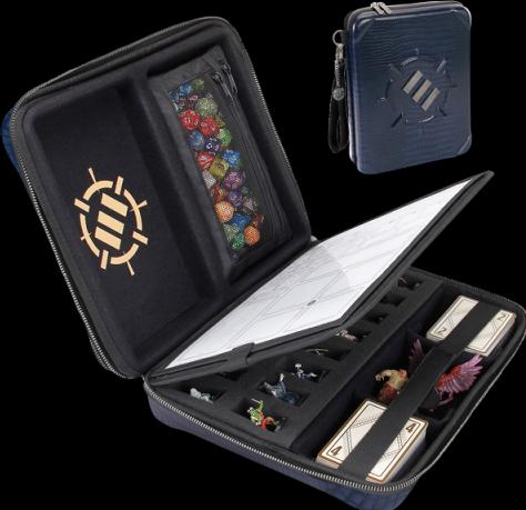Actual product image Enhance Tabletop RPG Player's Bag Collector's Edition Blue Dragon Scales