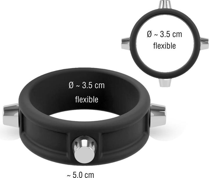 Produktbild Rebel Cock Ring with Studs (3.50 cm)