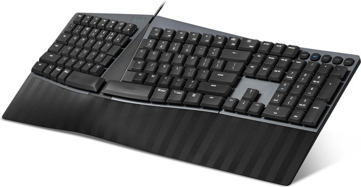 Produktbild Perixx PERIBOARD-535 DE RD, Kabelgebundene ergonomische mechanische Tastatur (DE, Kabelgebunden)
