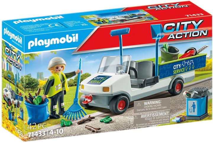 Image du produit Playmobil 71433 Équipe de nettoyage urbain (71433, Playmobil City Action)