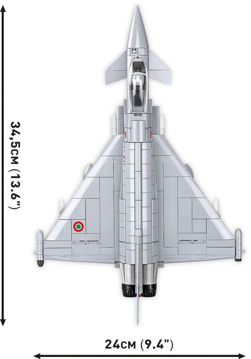 Actual product image Cobi 5849 - 642 PCS ARMED FORCES /5849/ EUROFIGHTER TYPHOON I