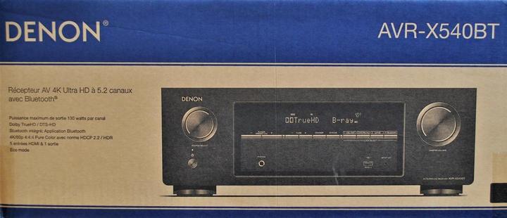 Actual product image Denon Avr-X540bt (5.2 channels, FM)