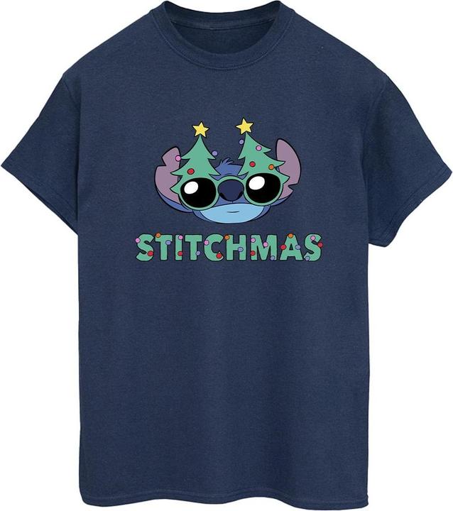 Immagine prodotto Disney Lilo & Stitch Stitchmas Glasses Maglietta Ampia Donna (XL)