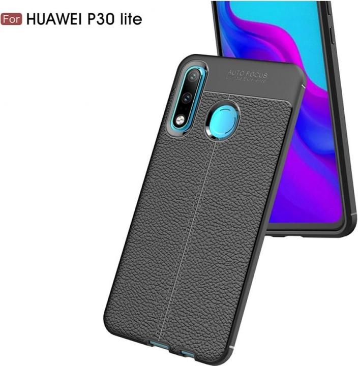 Produktbild Screenguard Huawei P30 Lite Hülle Leather Design TPU Cover (Huawei P30 Lite)