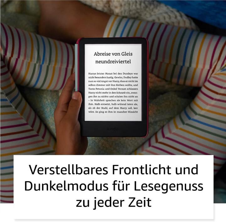Produktbild Amazon Kindle Kids Edition without Special Offers inkl. Einhorntal-Hülle (2022) (6", 16 GB, Pink)