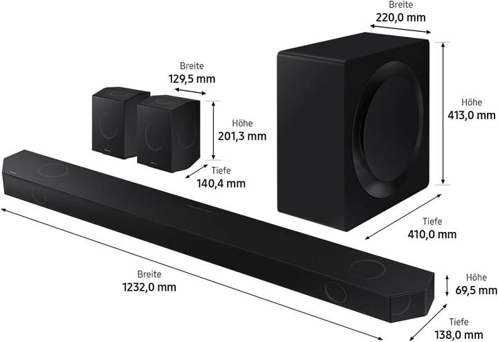 Immagine prodotto Samsung HW-Q995GD/ZG (656 W, 11.1.4 Canale)