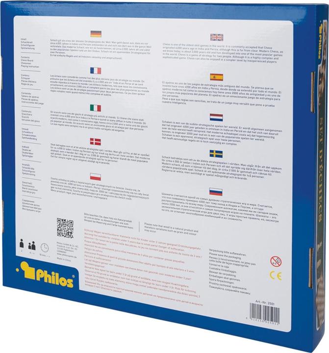 Actual product image Philos Chess set
