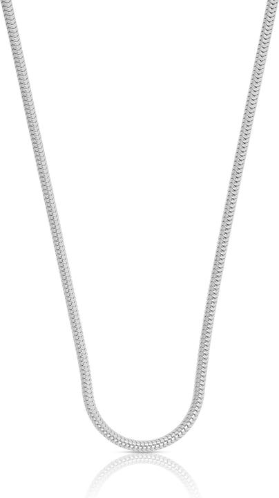 Muau Schlange (750/18K Weissgold, 50 cm)