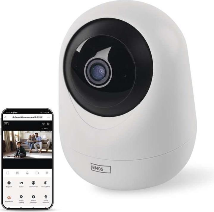 Produktbild Emos GoSmart Rotierende Überwachungskamera IP-220W mit WiFi (2560 x 1440 Pixels)