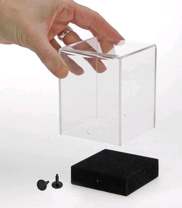 Actual product image Safe Acrylic display case cube 12 x 12 x 14 cm