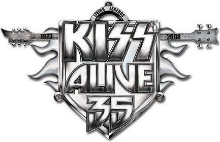 Actual product image KISS Alive 35 Tour Badge