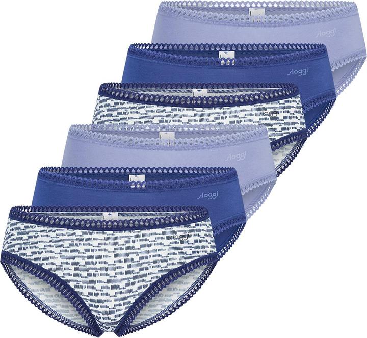 Actual product image Sloggi 6er Pack GO Crush Hipster (XS, pack of 6)