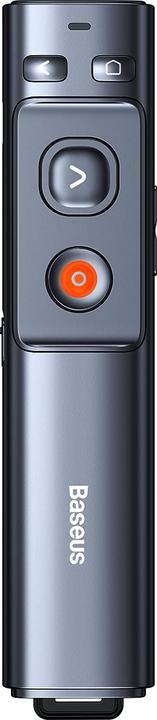 Baseus Orange Dot Wireless Presenter (Green Laser)(Charging) Grey