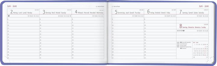 Image du produit Alpha Edition Ladytimer TO GO Deluxe Lavender 2025 Calendrier de poche, 15,3x8,7cm, calendrier avec 128 (Allemand)