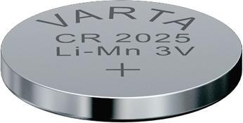 Actual product image Varta Microbattery Button cell battery Lithium 3 V PU=pack of 20 pieces (CR2025, 170 mAh)