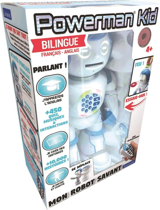 Actual product image Lexibook Powerman Kid Learning Robot ROB90FR (English, French)