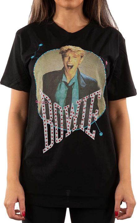 Image du produit David Bowie Unisexe Adulte 83 Vintage Embelli T-shirt (XXL)
