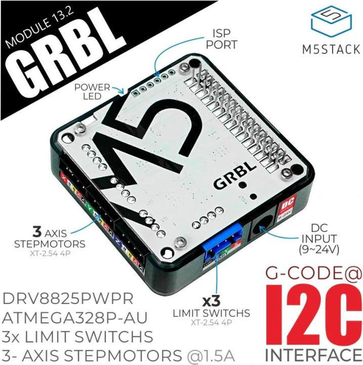 Actual product image M5Stack Stepper motor driver GRBL module 13.2