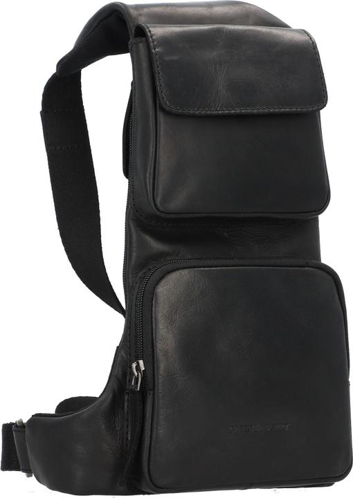 Produktbild Greenburry Pure Black Umhängetasche Leder 16 cm