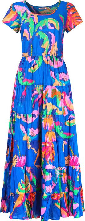 Joe Browns Petite Tropical Print Crinkle Cotton Dress