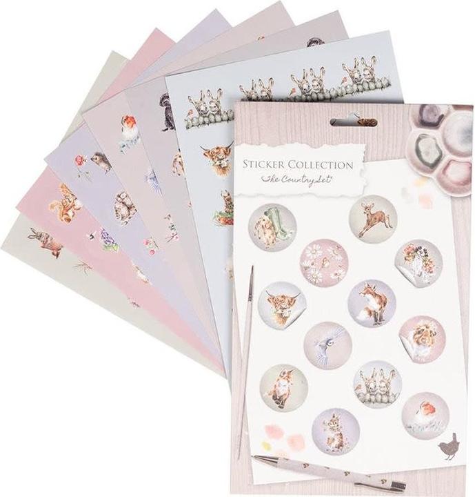 Produktbild Wrendale Design Stickers - The Country Set