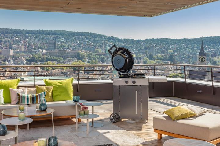 Actual product image Outdoorchef Arosa 570 G Grey Steel (9.50 kW)