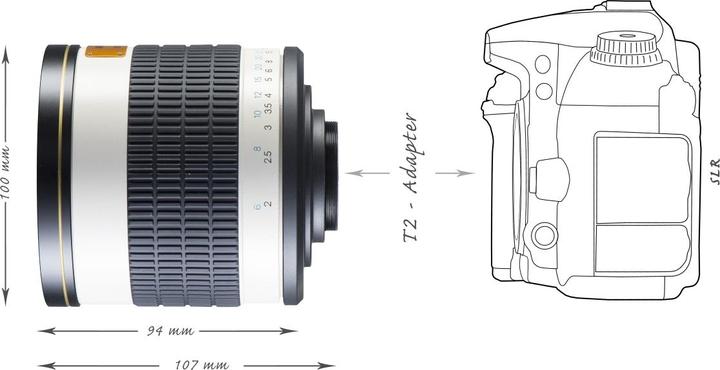 Produktbild Walimex 500/6,3 DSLR Spiegel Pentax K (Pentax K, Vollformat)