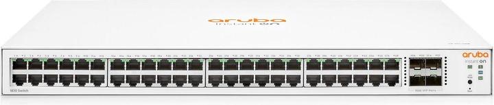 Image du produit HPE E Aruba Instant On 1830 Switch 4 ports SFP, 1U, Layer 2, Plug and Play, DOS, Mobile App, Web (52 Ports)