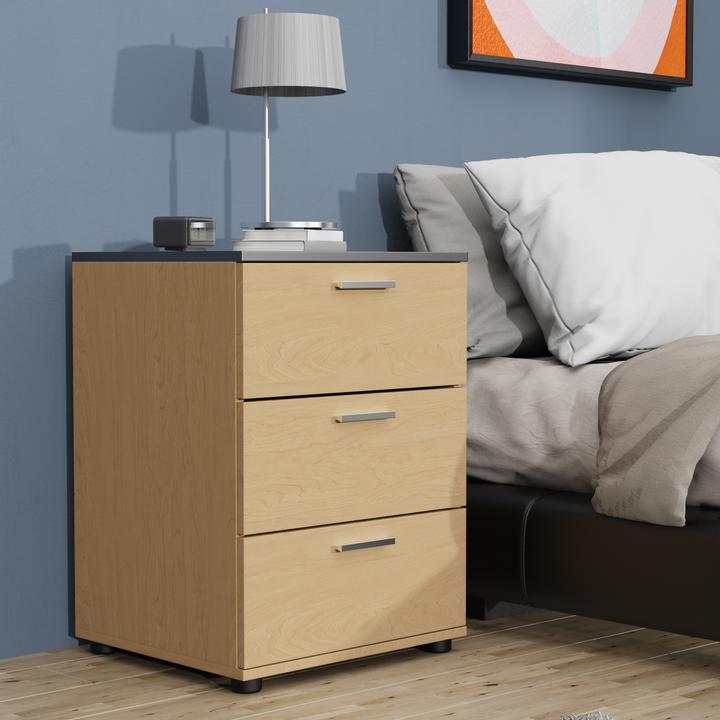 Produktbild VCM Holz Nachttisch Schublade Testalo