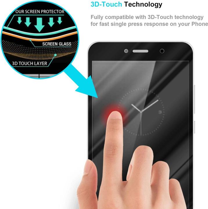 Immagine prodotto Cadorabo Vetro di protezione del display a schermo intero (1 Pezzo/i, Huawei Enjoy 7 Plus)