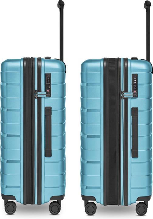 Produktbild Bergpfeil Travel 4-Rollen Trolley M 66 cm mit Dehnfalte (72 l, M (50 - 90l))
